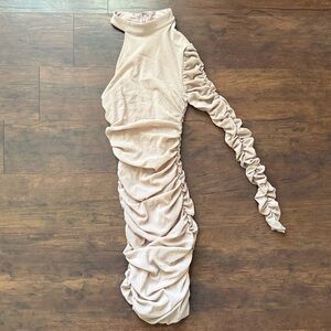Dollhouse One Shoulder Ruched Dress